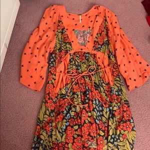 Printed flower dress!